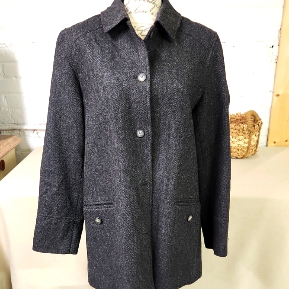 90s 💯 Wool Jacket Size 14 Harve Bernard